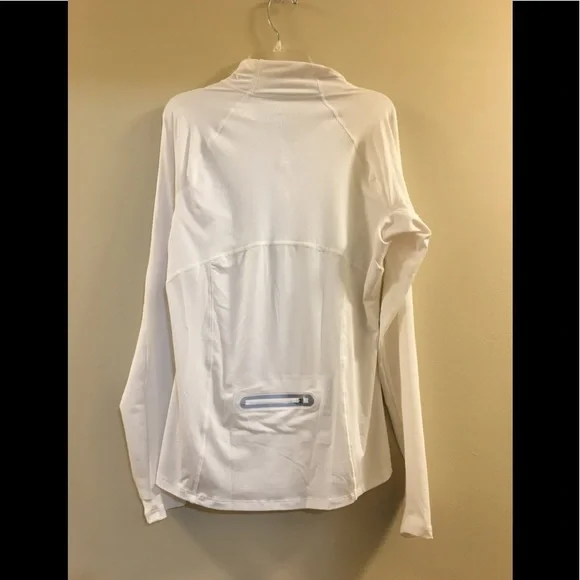 Athleta Forerunner Half Zip White Sweatshirt G. - Picture 7 of 14